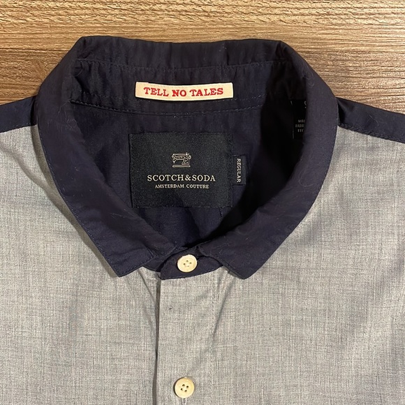 Scotch & Soda colorblock button-up shirt - Picture 3 of 8
